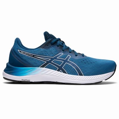 Asics Gel-Excite 8 - Miesten Juoksukengät - Sininen/Valkoinen